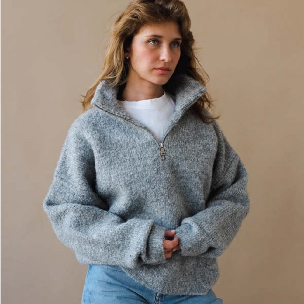 Cozy Gray Women's Sweater